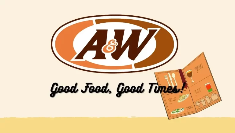 A & W Delivery & Drive In Menu