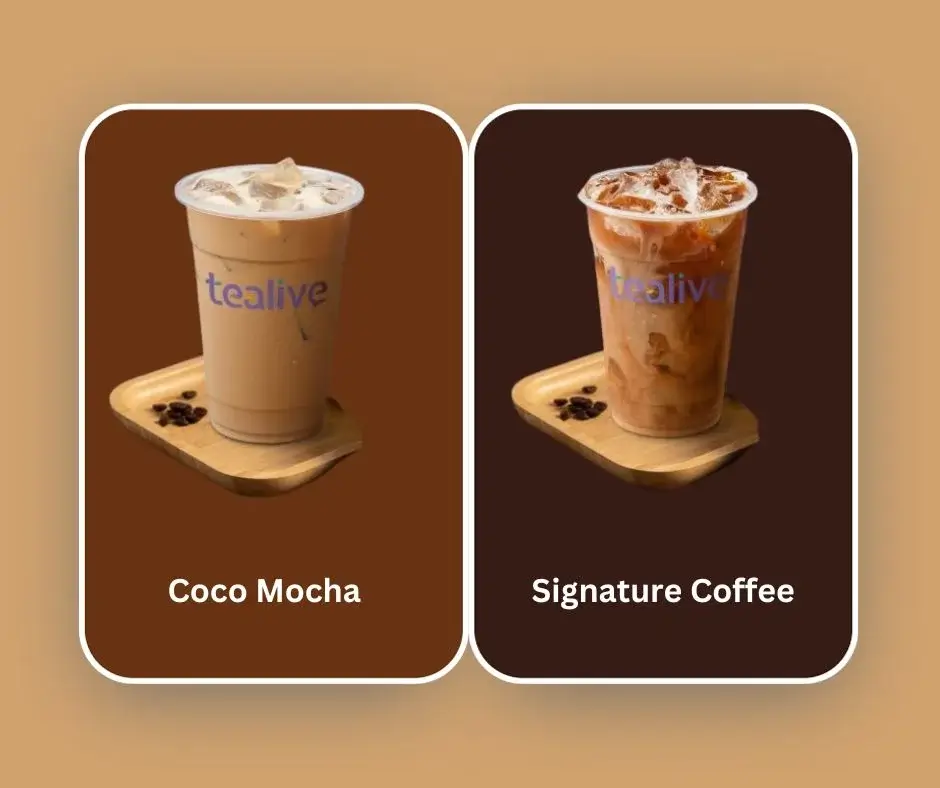 Coco Mocha, Signature Coffee at Tealive menu 