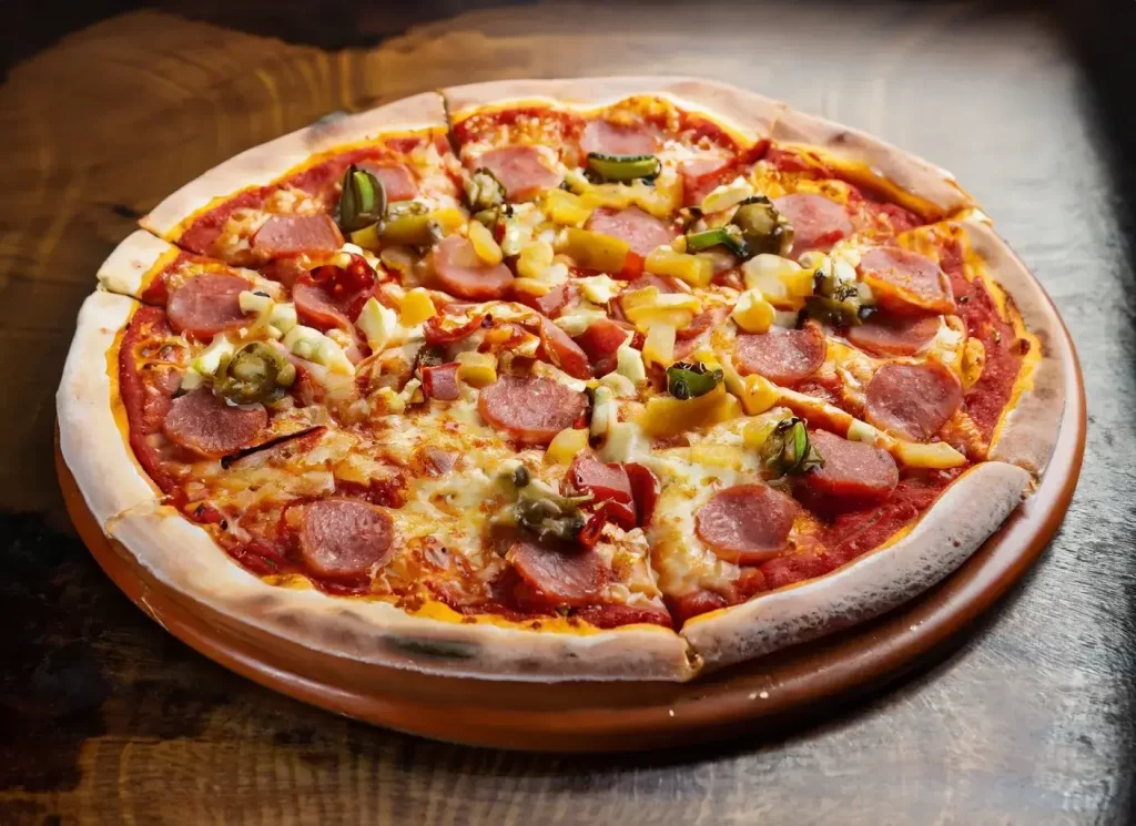 Ultimate Hawaiian Pizza in loaded topping category at dominos menu Malaysia