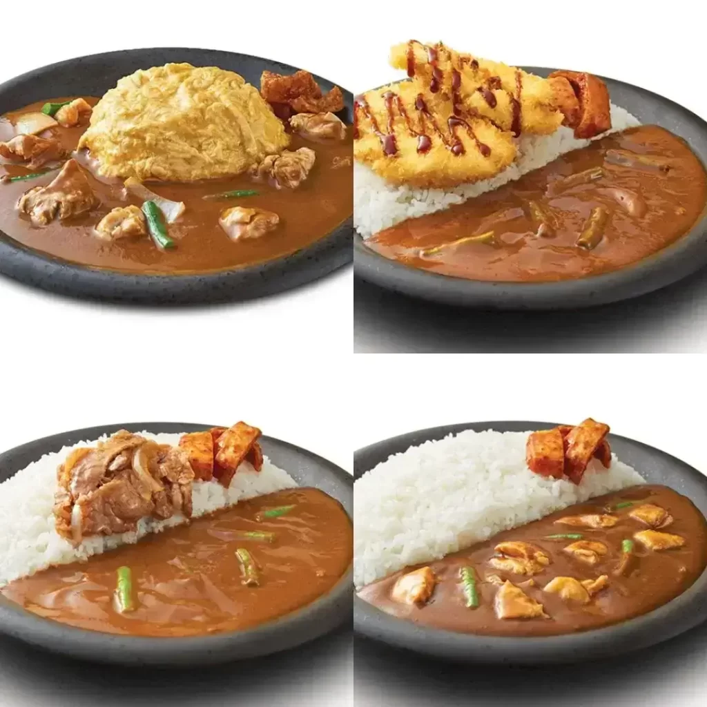Omu Curry, Chicken Curry, Yakiniku Curry And Chicken Katsu Curry  At sushi king menu Malaysia