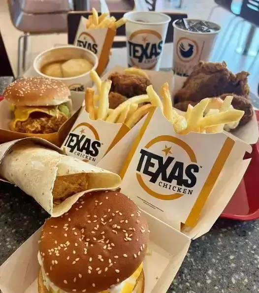 Texas Chicken malaysia combo deal burger fries and drink