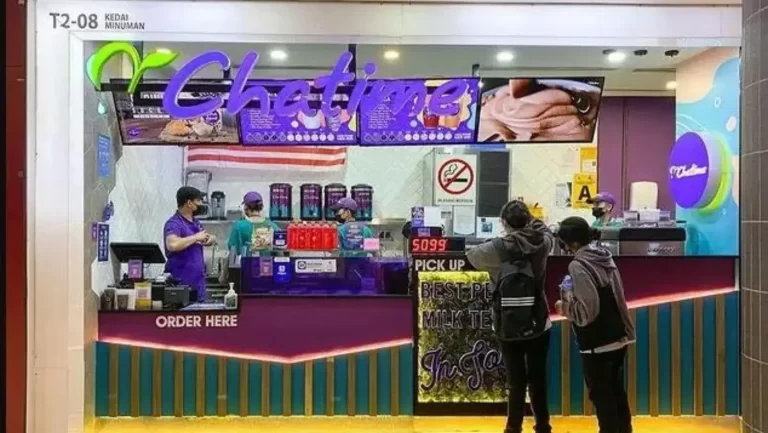 Image Of Chatime outlet and its logo