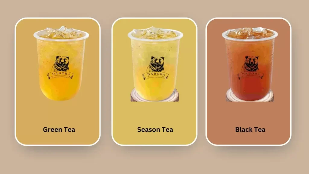 Daboba Daboba Pure Fresh Tea Series Green Tea, Black Tea, and Season Tea