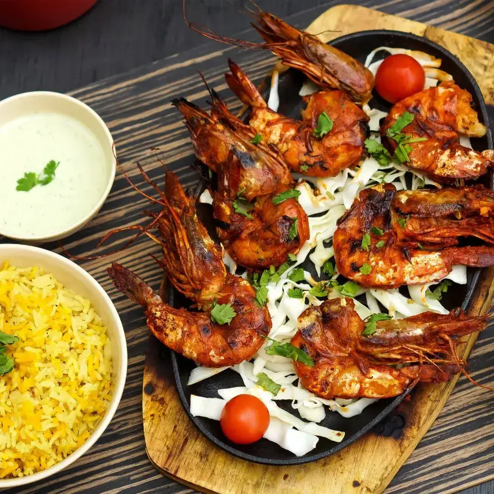 Grilled Prawn soce at BBQ Night Malaysia Menu