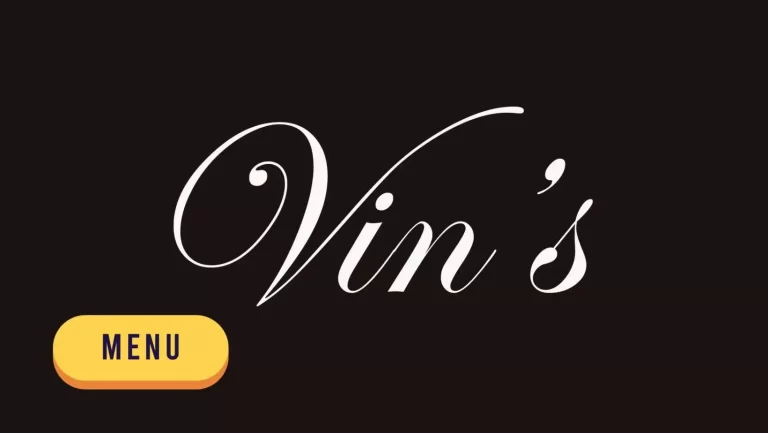Vins Restaurant Menu and Price List