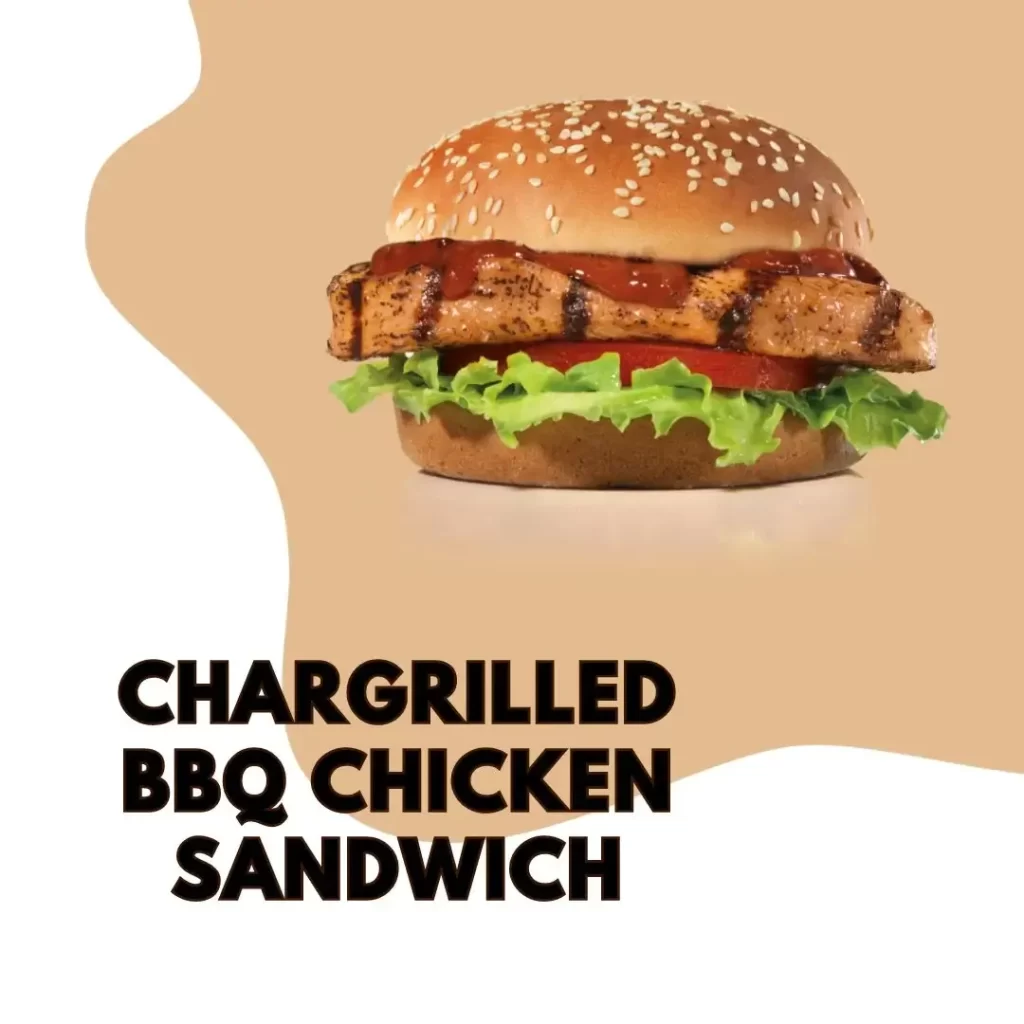 Carls JR Chicken Sandwich CHARGRILLED BBQ CHICKEN SANDWICH