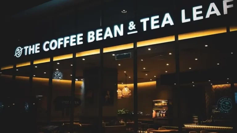 Coffee Bean and Tea Leaf Menu