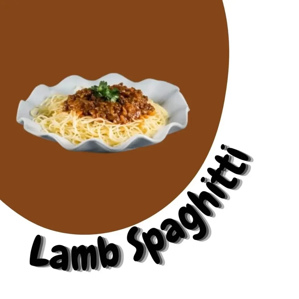 Halab Penang Menu Spaghettis Lamb Spaghettis