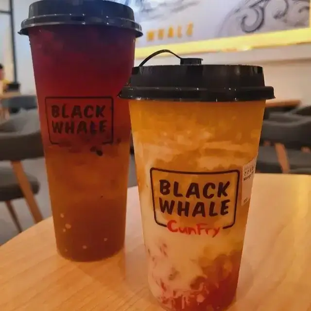 Black Whale Bubble Tea