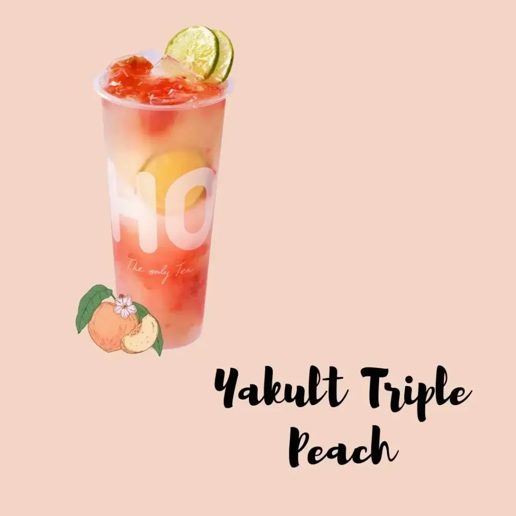 Fruit tea series Yakult Triple Peach