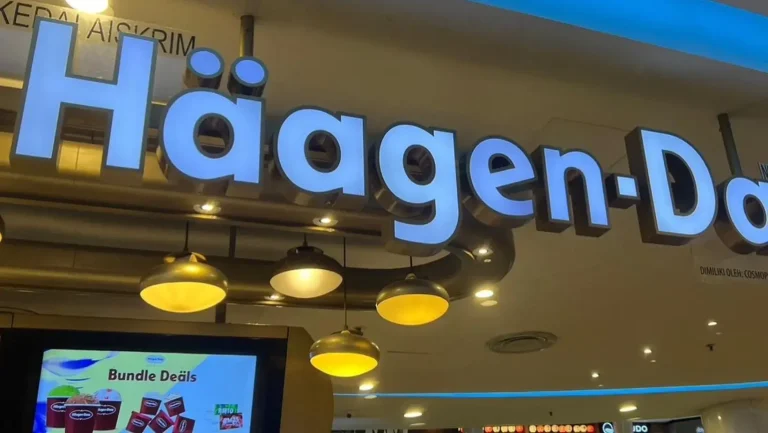 Haagen Dazs Menu and Price List