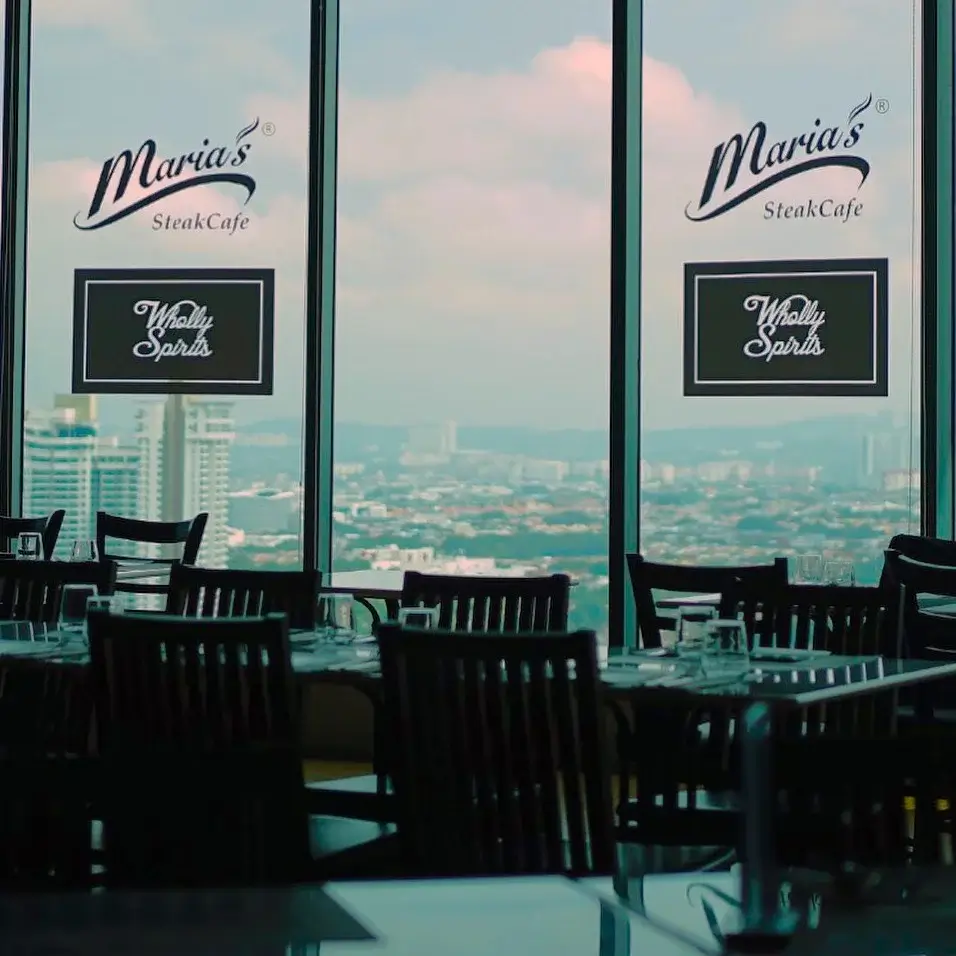 Maria's Steak Cafe Menu Malaysia Window View