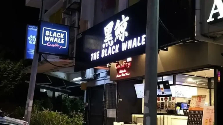 The Black Whale Menu and Price List