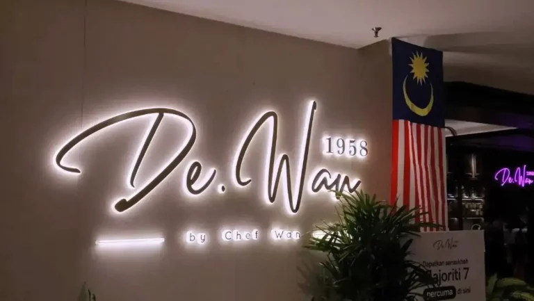 De Wan By Chef Wan Menu