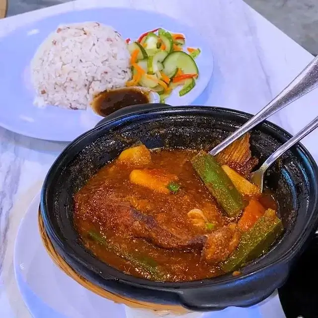 Saucy Kano Broasted Chicken Combo and the Sabah Giant Garoupa Mee Hoon Soup.