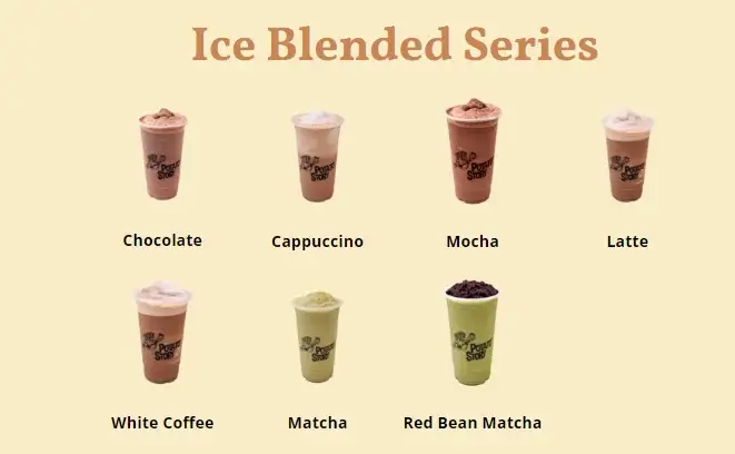 Iced Blended Drinks menu at Potato story menu Malaysia
