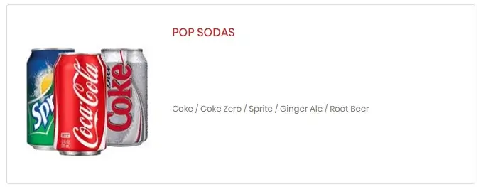 Sodas Drinks