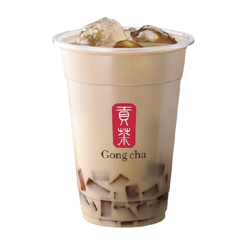 Earl Grey Milk Tea with Coffee Jelly