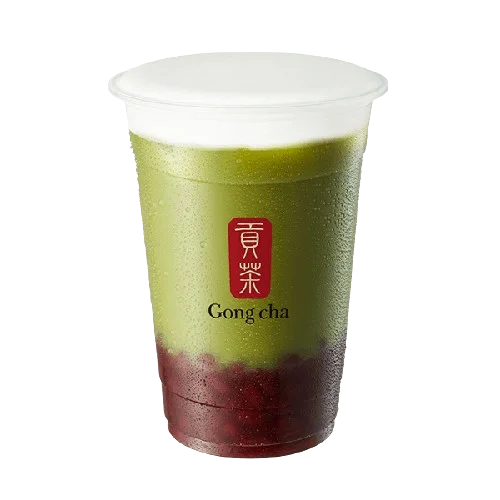 GCS Matcha Milk with Red Adzuki Bean