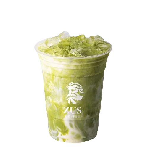 Iced Japanese Genmaicha Latte