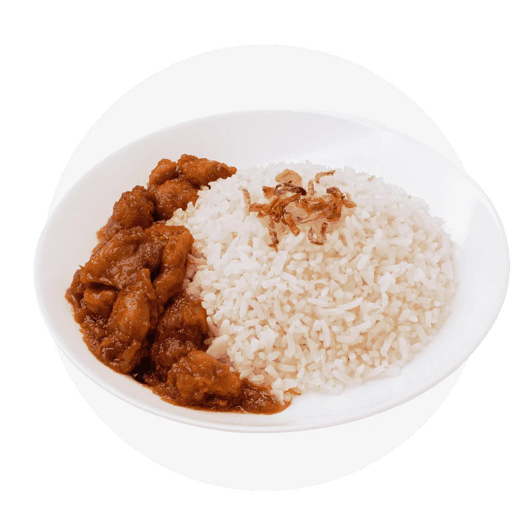 Kapitan Chicken Curry with Rice