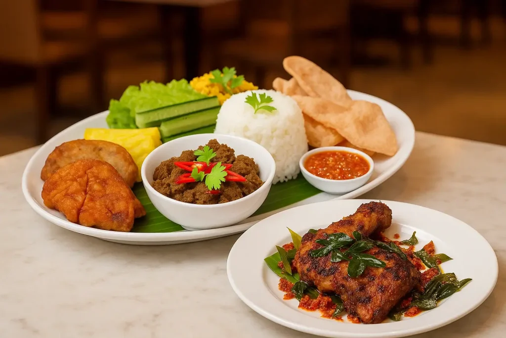 Malaysian Rice Set at Two Sons Bistro