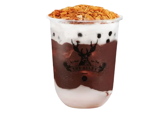 Crunchy Cocoa Milk Tea 白霜可可脆奶