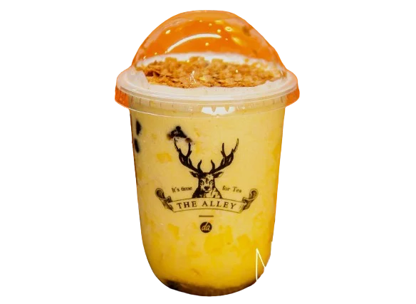 Crunchy Mango Milk Tea