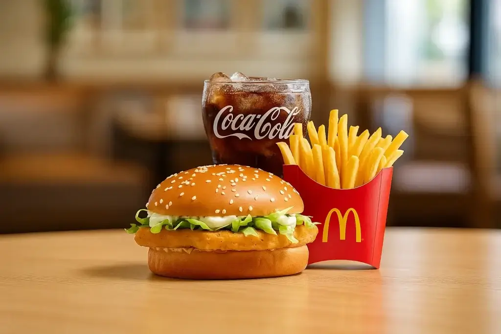 Burgers at Mcdonald