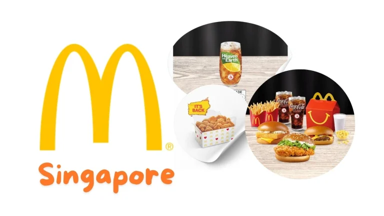 Singapore McDonalds Menu and Price List