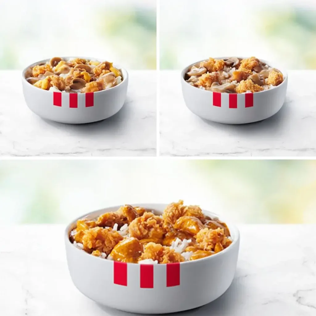 Variety of Lipsnacking Bowls At KFC Singapore