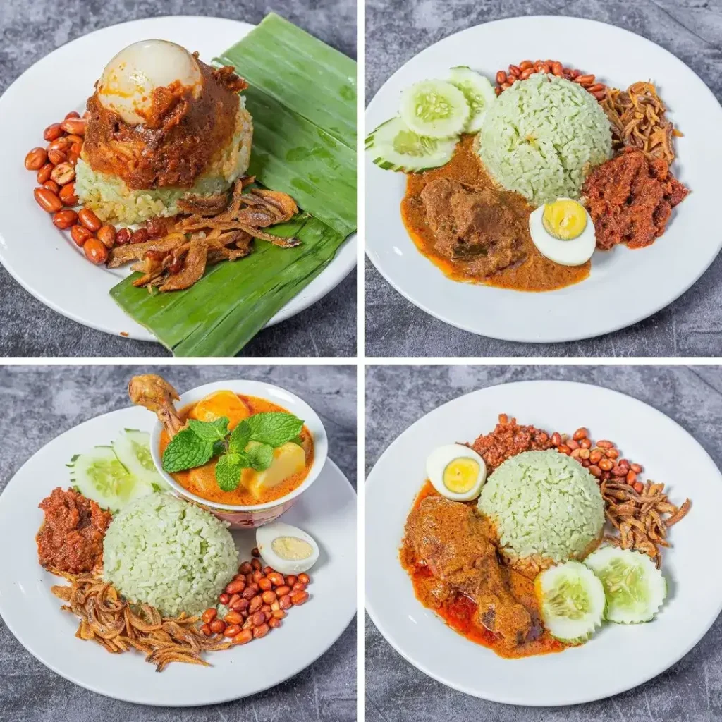 Nasi Lemak at Nyonya Colors Menu