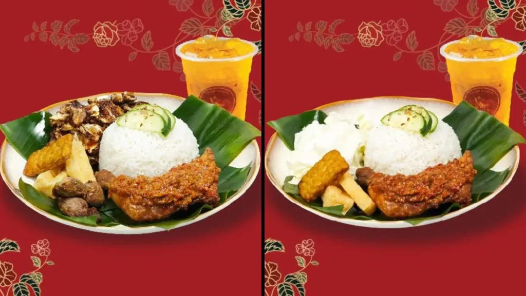 Ayam Gepuk Pak Gembus menu Combo