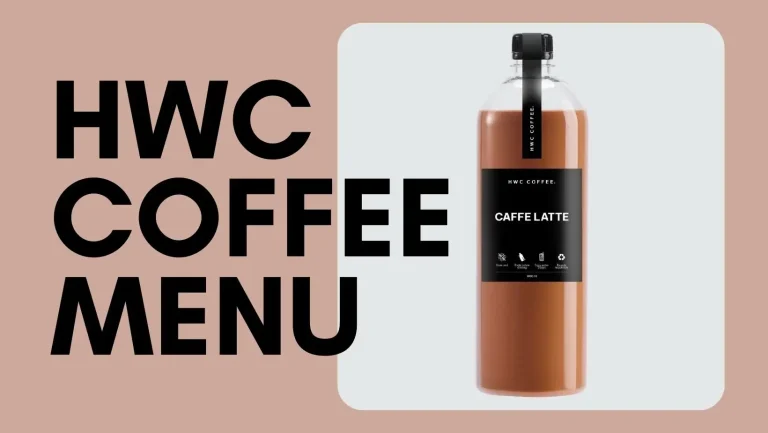 HWC Coffee Menu and Price List