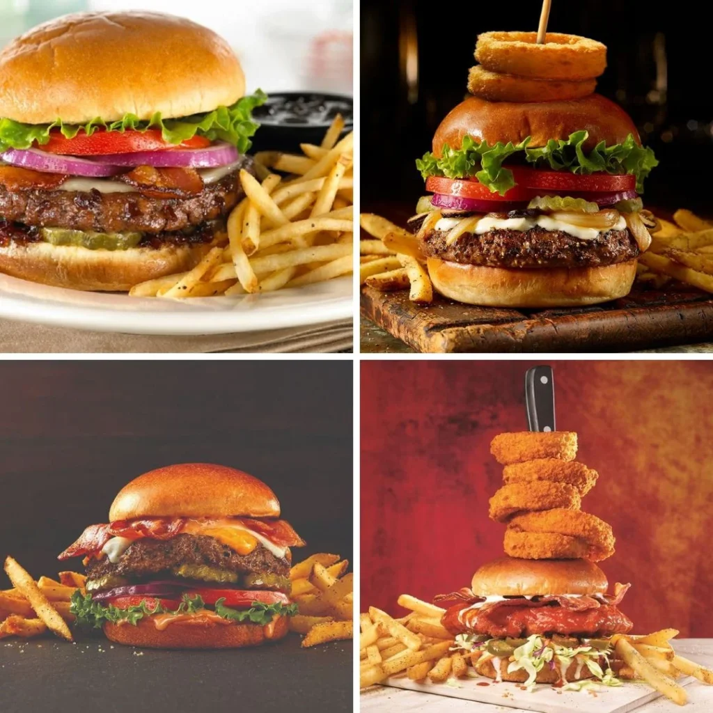 Handcrafted Burgers at TGI Friday Menu