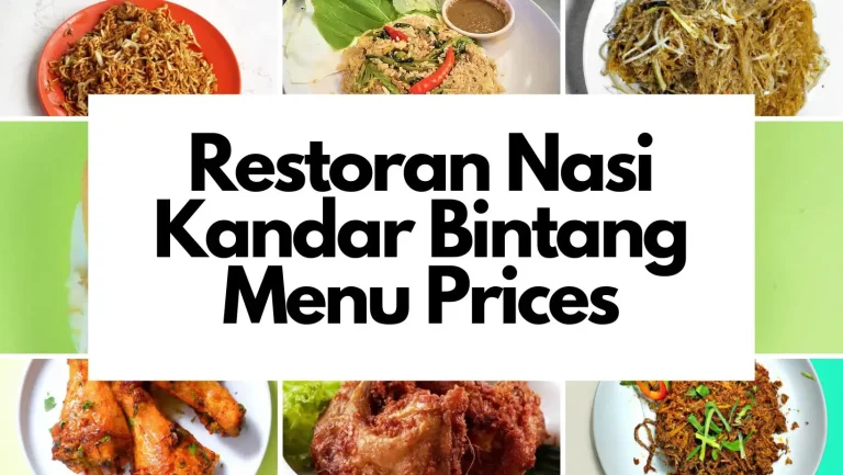 Restoran Nasi Kandar Bintang Menu Prices