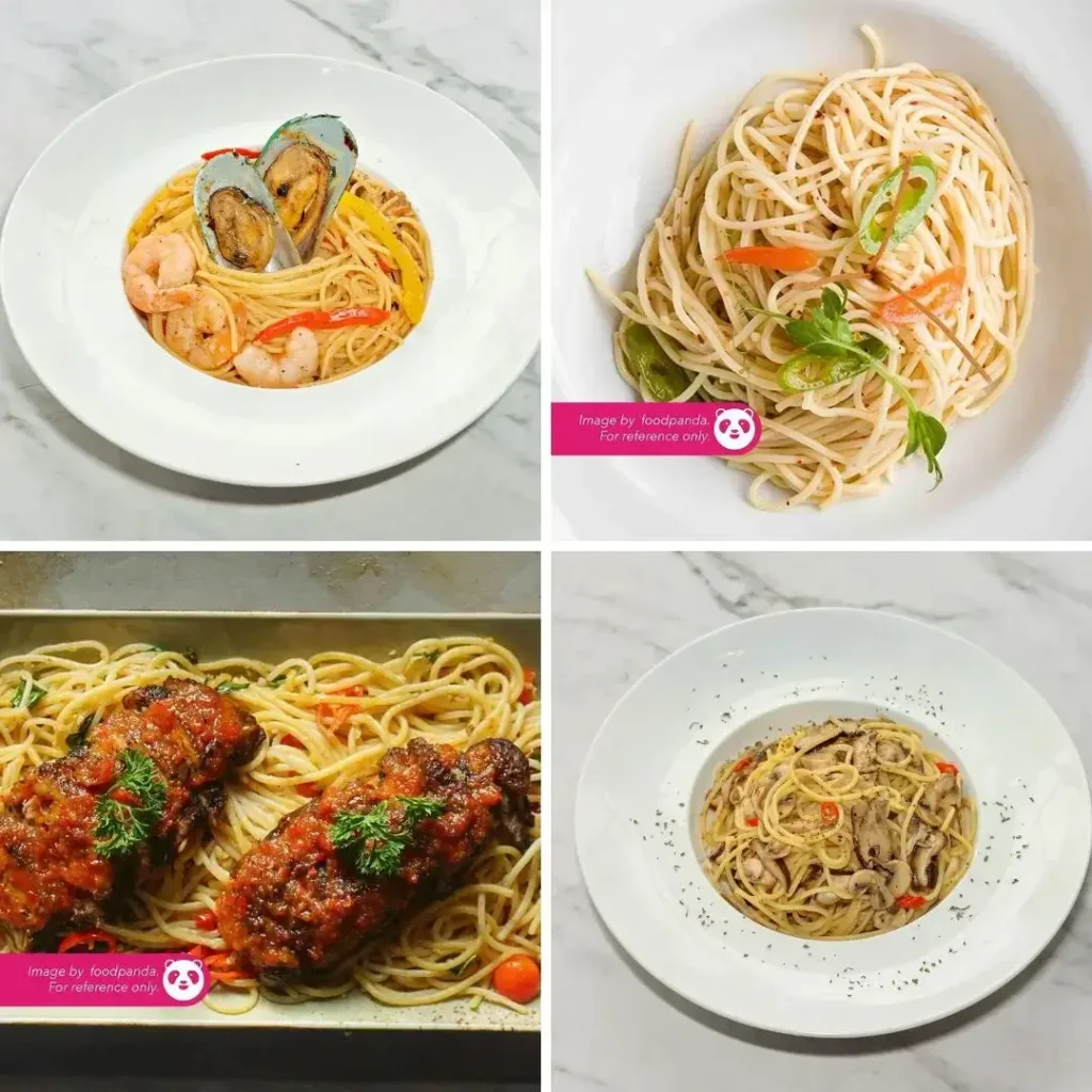 IDrinks Menu Pasta