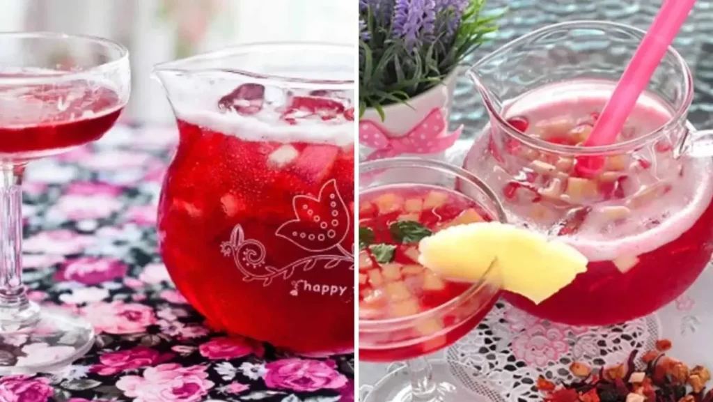 Iced Fruit Cocktail Winter Warmers Menu