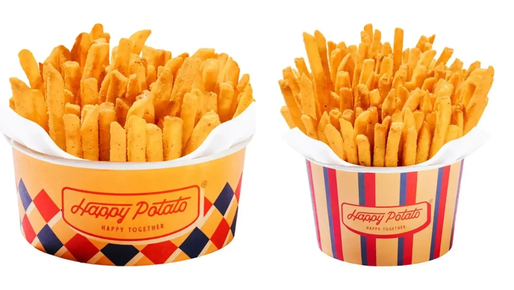 Shaker Fries Happy Potato Menu