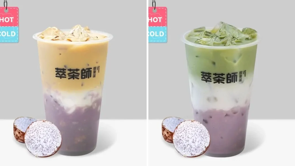 TEA EXPERT Menu Fresh Taro Series 现蒸芋泥