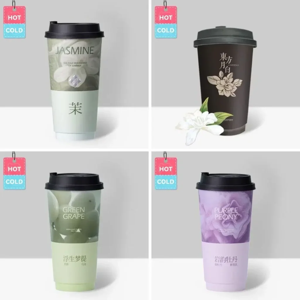 TEA EXPERT Menu Premium Milk Teas Series 原叶鲜茶乳