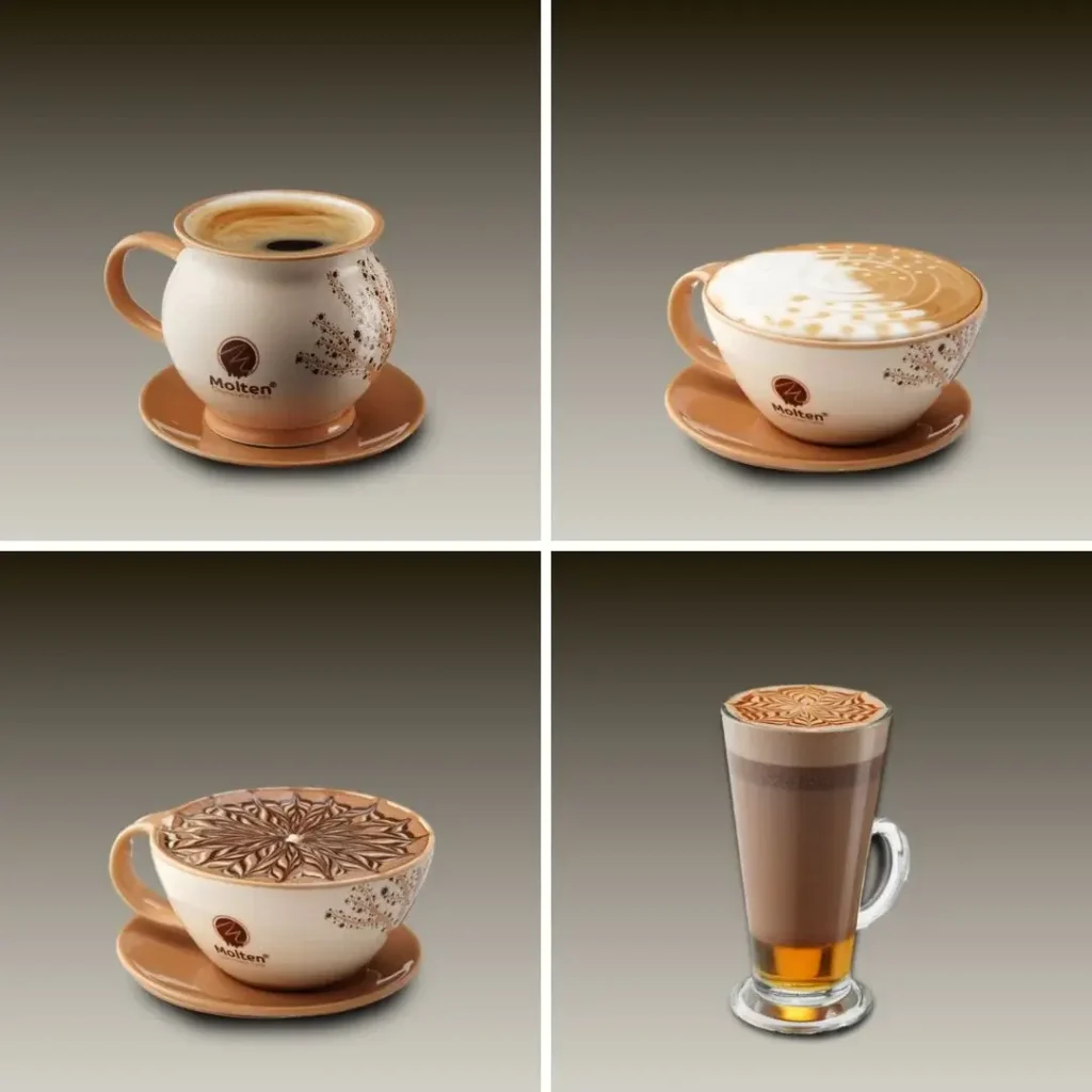Molten Chocolate Cafe Hot Drink Menu