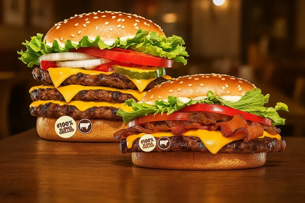 Royal menu at Burger king malaysia
