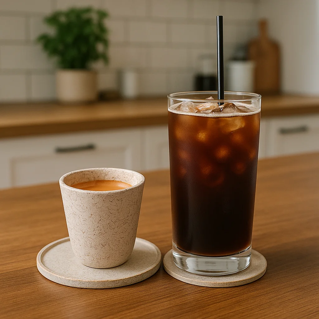 Coffee drinks at after black Malaysia