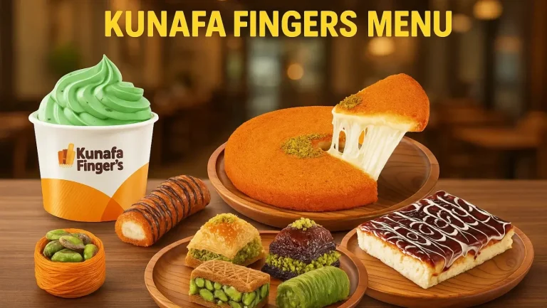 Kunafa Fingers Menu & Price List