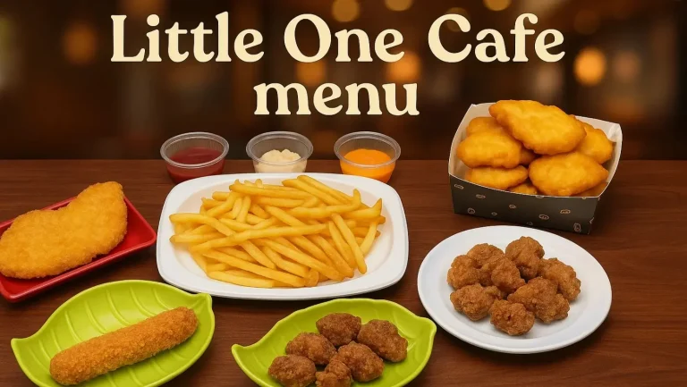 Little One Cafe menu