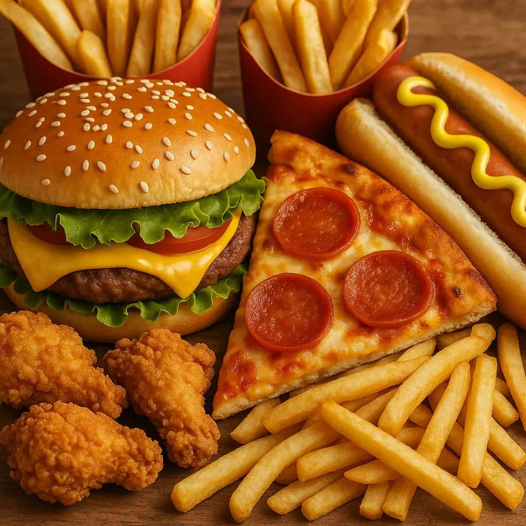 Fast, Burgers and Pizzas