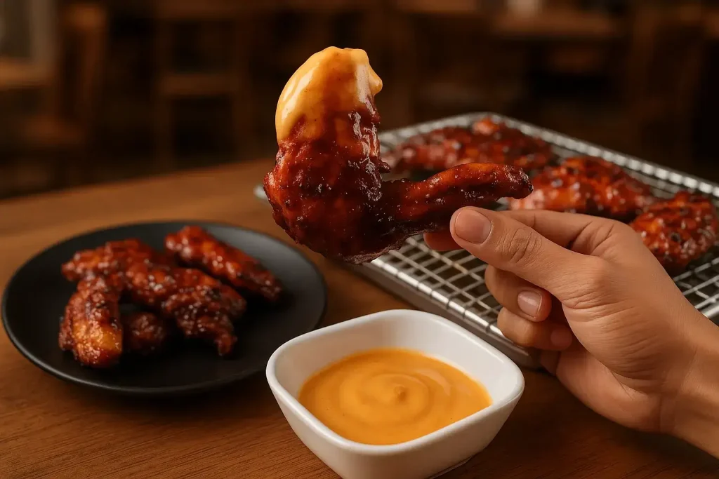 Chicken wing At VNC Burger