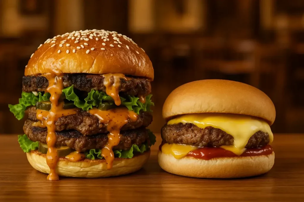 burger alacarte VNC Burger Menu