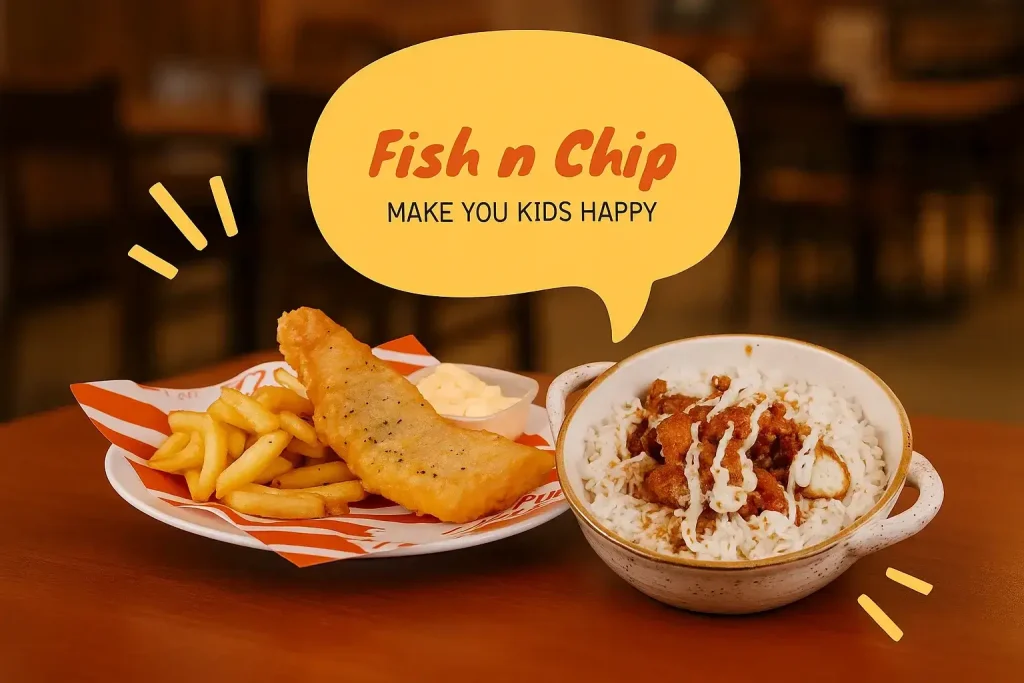 kids meal at VNC Burger Menu Malaysia